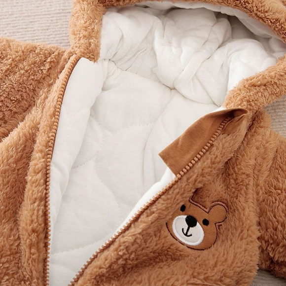 Baby Bear Oneside (Brown) - Picture 3 of 5